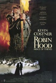 绝版【美国双面原版电影海报】侠盗王子罗宾汉 Robin Hood Prince of Thieves (1991年海报)