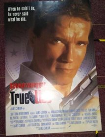 绝版【美国原版电影海报】魔鬼大帝：真实谎言 True Lies (1993年)