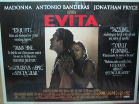 【英国限量版收藏海报】阿根廷 别为我哭泣 Evita (1997年) *绝版限量