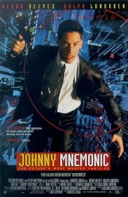 扞卫机密 Johnny Mnemonic (1995年) ~美国原版收藏海报(双面版)