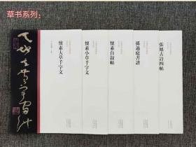 中国历代经典碑帖系列:草书系列5种 怀素大草千字文、怀素小草千字文、怀素自叙帖、孙过庭书諩、孙过庭书谱