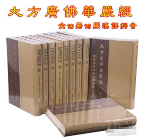 大方广佛华严经 华严经汉语拼音10册精装 历代佛教经典文献集成 文物出版社 含书包 j