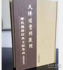 大佛顶*楞严经 楞严经 精装16开汉语拼音大字 历代佛教经典文献  j