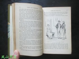 Pride and Prejudice（英文原版奥斯丁《傲慢与偏见》，董桥推崇的插画大师Hugh Thomson/休·汤姆森插图本！与鼎鼎大名的George Allen/乔治·艾伦孔雀版底本相同！罕见皮面竹节雕花烫金精装本，天头刷金！1906年1版5印，正常32开本，私藏无划，品相甚佳）【包顺丰】