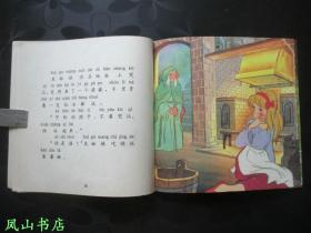 灰姑娘（彩色童话天地，卡通拼音绘本读物，24开全彩绘图连环画！1991年1版2印，正版现货，私藏无划，品相甚佳）