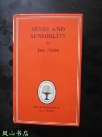 Sense and Sensibility（英文原版《理智与情感》，袖珍小开本，精装+护封！1953年印刷，正版现货，私藏有划，品相甚佳）【包快递】