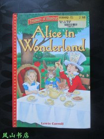 Alice in Wonderland（英文原版《爱丽斯漫游奇境/爱丽丝奇境历险记》，儿童改编版，精美插图本！精装大32开本，正版现货，非馆无划，品近全新）【包快递】