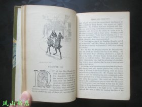 Pride and Prejudice（英文原版奥斯丁《傲慢与偏见》，董桥推崇的插画大师Hugh Thomson/休·汤姆森插图本！与鼎鼎大名的George Allen/乔治·艾伦孔雀版底本相同！罕见皮面竹节雕花烫金精装本，天头刷金！1906年1版5印，正常32开本，私藏无划，品相甚佳）【包顺丰】