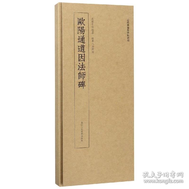 欧阳通道因法师碑/近距离临摹碑帖丛刊