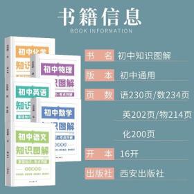 图解初中基础知识大全语文重难点手册全套训练及考点突破初中生初一初三复习资料教辅知识点知识清单资料包知识集锦基础知识手册