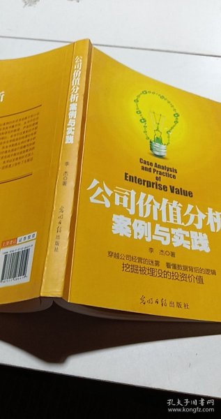 公司价值分析：案例与实践