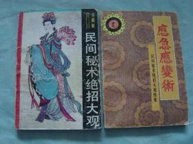 民间秘术绝招大观（内含：预测秘术、美容奇术、救治奇方、养生秘术、神功绝技、生财妙法、生活绝招）、应急应变术-民间秘术绝招大观续集（2册同售，见详细描述）