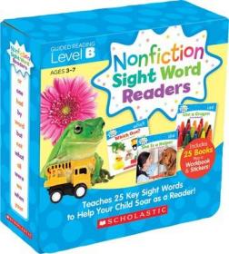 Nonfiction Sight Word Readers B 英文入门关键字词 25册全套英文原版