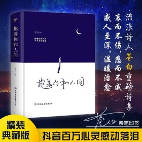 抱着你和人间 流浪诗人苍白诗集 百万心灵感动落泪 抱着你和人间