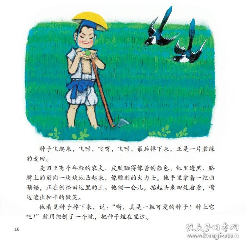 一粒种子一幅壮锦 大师绘本馆杨永青经典民间故事图画书3-4-5-6岁宝宝绘本亲子阅读睡前故事书儿童读物早教启蒙幼儿园书籍