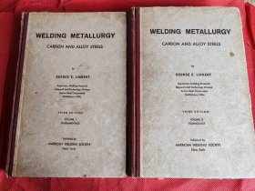 焊接冶金学 第3版 【全2册，精装本】WELDING METALLURGY Volume1 Volume2 英文原版