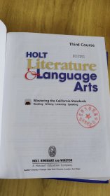 《Holt Literature language Arts》翻译：霍尔特文学的语言艺术 1.2 两本合售