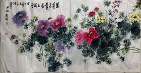 上海著名画家，艺术家李新卫国画