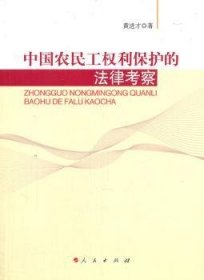 全新正版图书 中国农民工权利保护的法律考察黄进才人民出版社9787010100999 民工劳动业劳动法研究中国