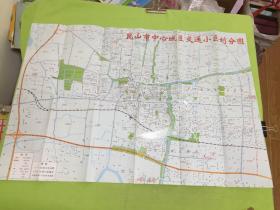 昆山市中心城区交通小区划分图   【51】