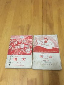 四川省小学试用课本 语文 五年级下册 十 第十册 【两本都是1版一印；合售】