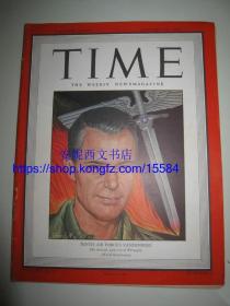 1945年1月《美国时代杂志》----- 美国时代周刊封面人物 “第九航空军的范登堡”，内文各国抗战近况报道，希特勒照片，Time Magazine，珍贵二战历史文献