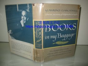1960年英文《行囊中的书》 --- 作者签名本，精装带书衣，西方经典书话，毛边本
