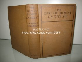 1926年英文《珠峰史诗》---- 史诗的山，探险攀登珠穆朗玛峰，1921-1924年的英国珠峰远征队，珍贵历史照片 The Epic Of Mount Everest