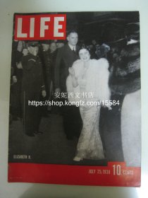 1938年7月《美国生活杂志》---- 封面“伊丽莎白”，30年代新闻照片，意大利法西斯，英国皇室伊丽莎白的成长