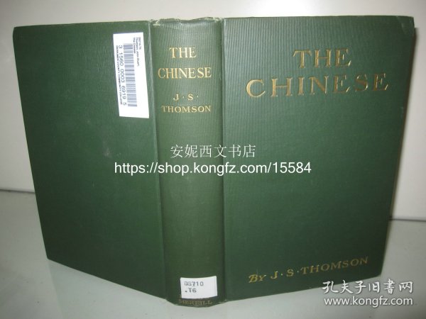 1909年英文《中国人》---（北洋之始）作者汤姆森名著，辛亥革命前的中国，50副左右清末老照片+彩色地图