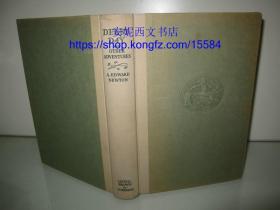 1934年英文《漫游散录》作者爱德华•纽顿签名本--- 限量1129本之第390号, 26副插图，带珍本手稿复刻小册子，毛边本 Derby Day and Other Adventures