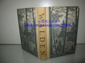 1939年英文 《瓦尔登湖》---- 托马斯.内森的精美木刻版画插图，梭罗 经典名著， 罕见 Walden