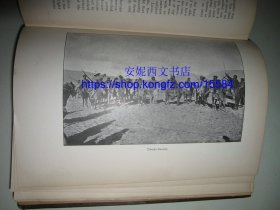 1903年英文《中亚和西藏》----两卷全， 斯文·赫定中亚考察，发现楼兰古城的记录及照片，填补地图上西藏的大片空白，300余幅照片和插图，4副折叠地图，书顶刷金 Central Asia and Tibet