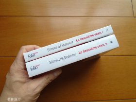 《Simone de Beauvoir / Le deuxième sexe,Ⅰ、Ⅱ 》  波伏娃 《第二性》(两册全) 法文原版