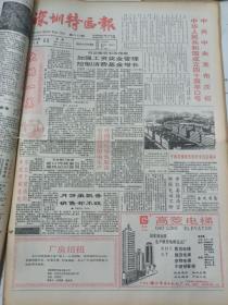 深圳特区报1989年9月11日 大鹏一翼