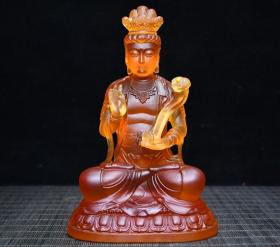 汉风古法琉璃如意观音