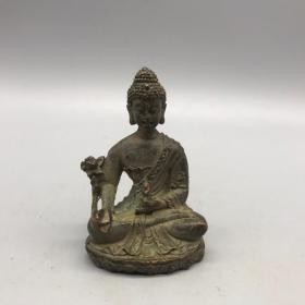 铜铜小佛像 小摆件 Q