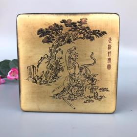铜文房四宝 墨盒A