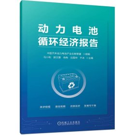 动力电池循环经济报告   中国汽车动力电池产业创新联盟