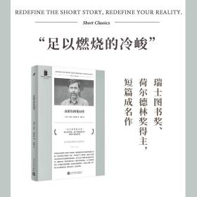 在陌生的花园里（仿佛我们被监控器记录的无解生活——看似机械的重复，总会等来崩溃的瞬间。瑞士国家图书奖得主，短篇成名作。）