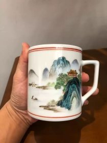古玩旧藏567景德镇瓷茶杯