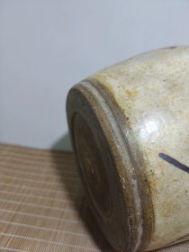 古玩旧藏双旗罐磁州窑存钱罐