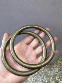 老铜环铜镇纸