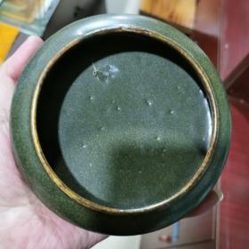 茶叶末釉瓷笔洗