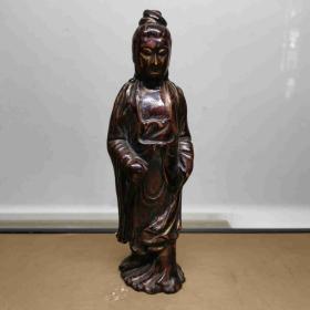 清代描金漆器观音观音像