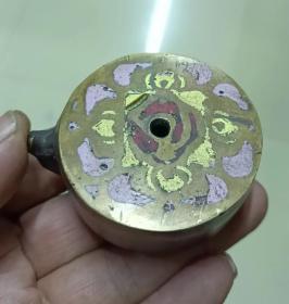 清代三镶铜水盂