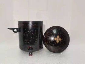 麻布胎漆器罐