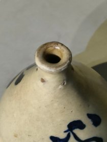 古玩旧藏清代磁州窑葫芦瓶