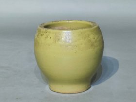 古玩旧藏清代磁州窑茶叶沫釉香炉