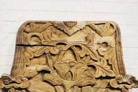 清代雕花建筑构件一对